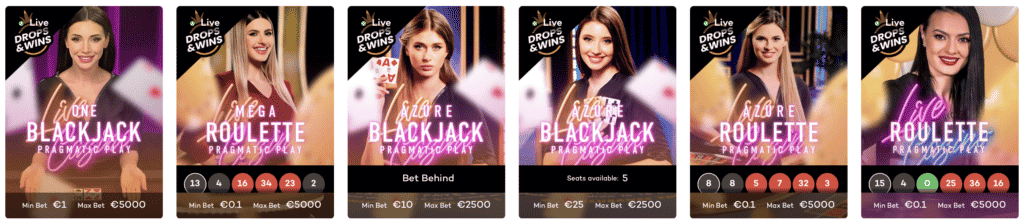 21com Live-Spiele