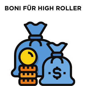 High Roller Spieler und Boni