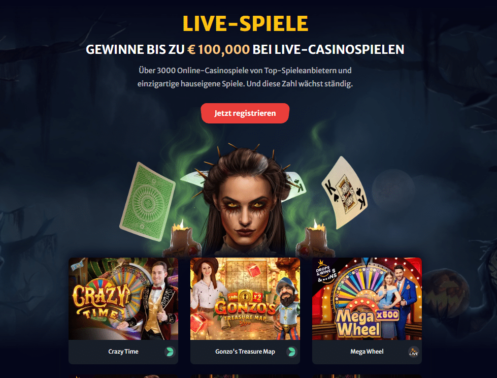 Hell Spin Casino Live-Casino