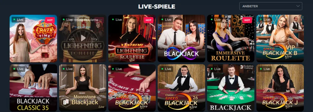 loki Casino Live-Casino