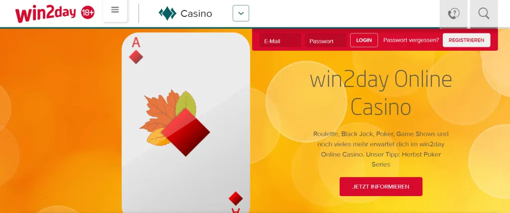 Win2Day Casino Lobby 1024X428