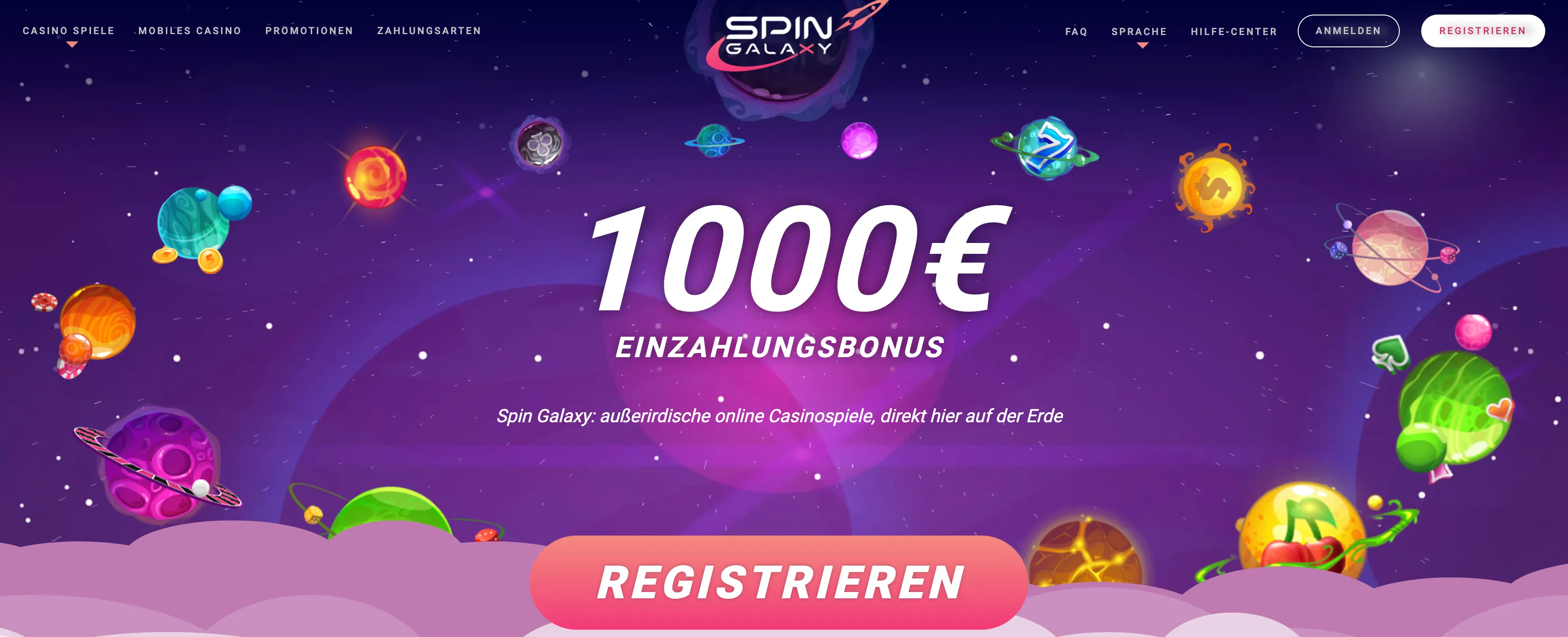 bonus Spin Galaxy casino