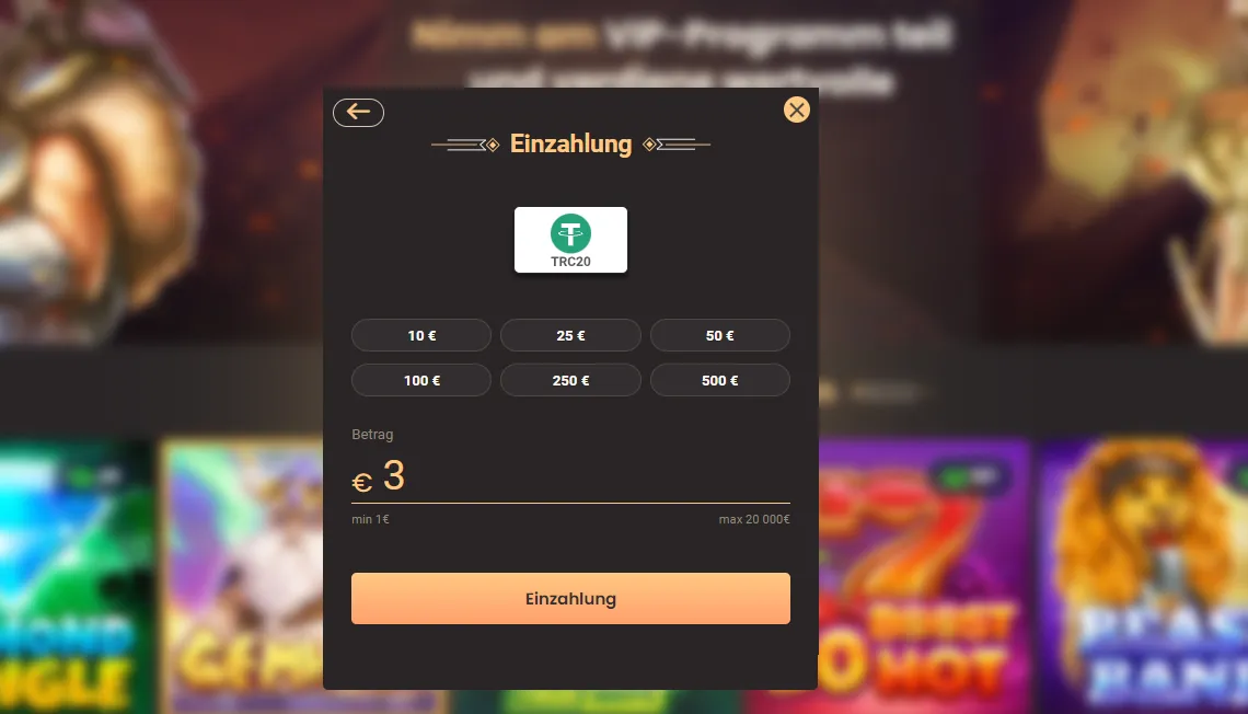 national online casino 3 euro einzahlung