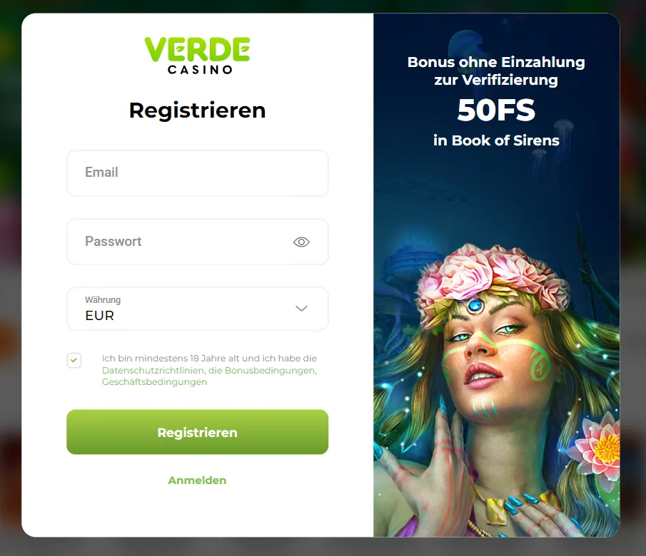 Verde Online Casino Österreich seriös