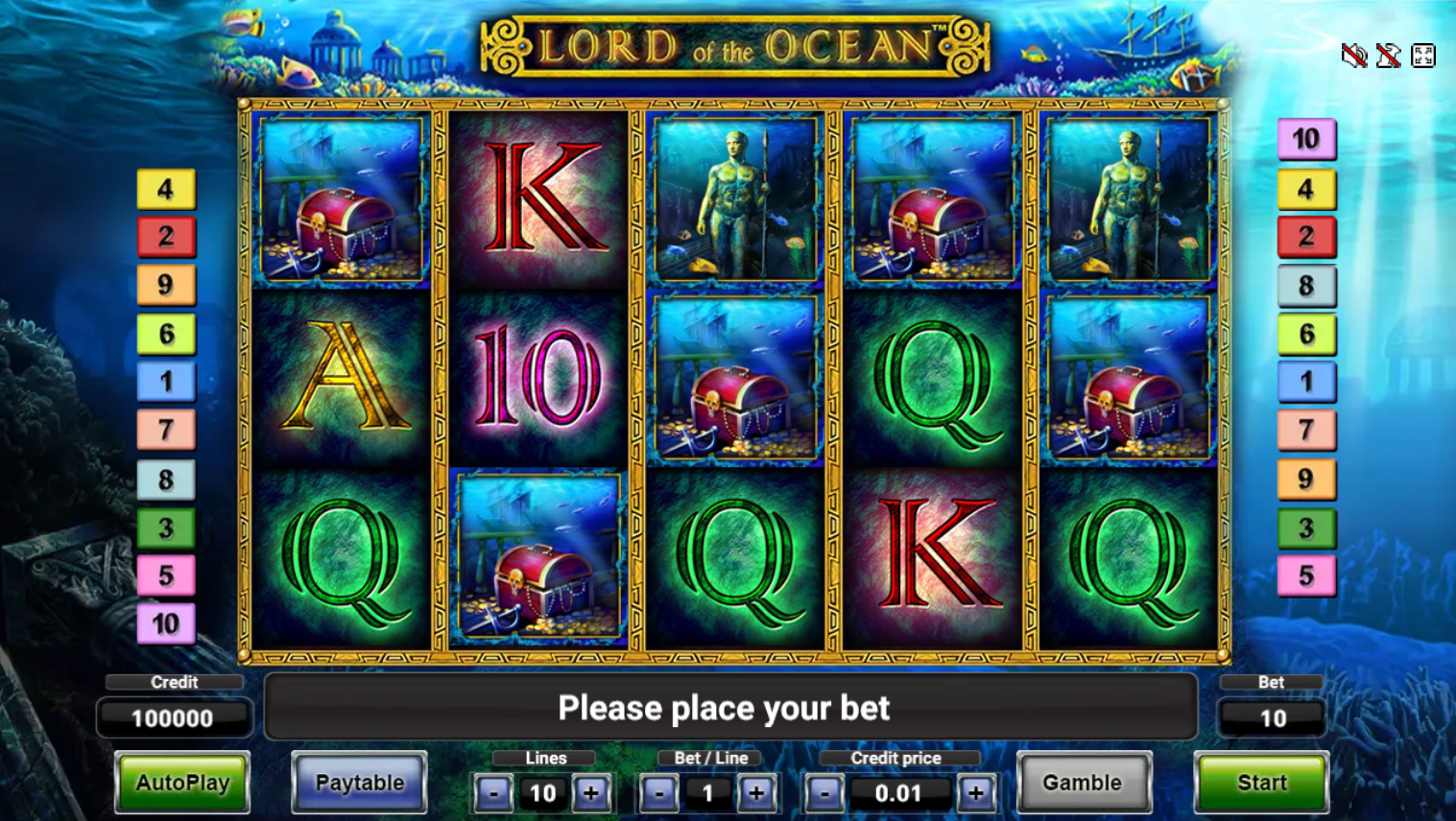 Lord of the Ocean Slot