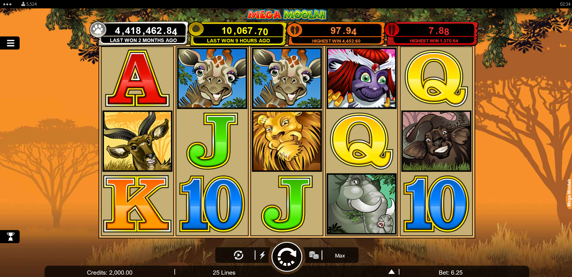 Mega Moolah Slot