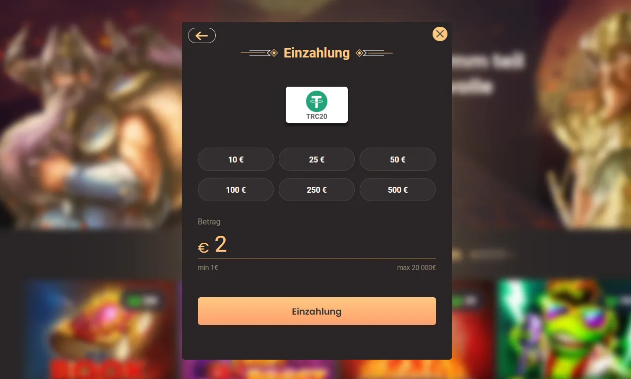 National Online Casino 2 Euro Einzahlung