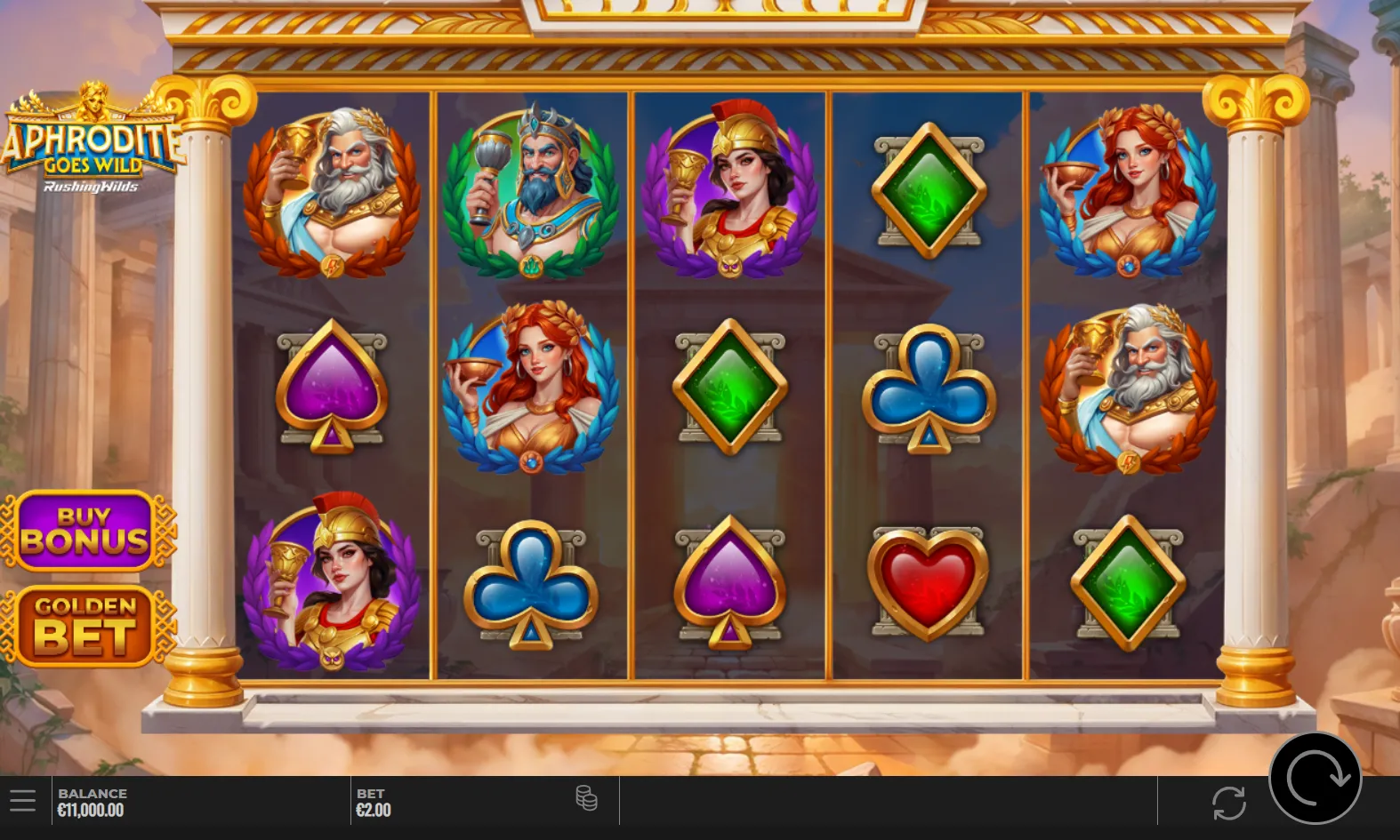 Aphrodite Goes Wild online slot