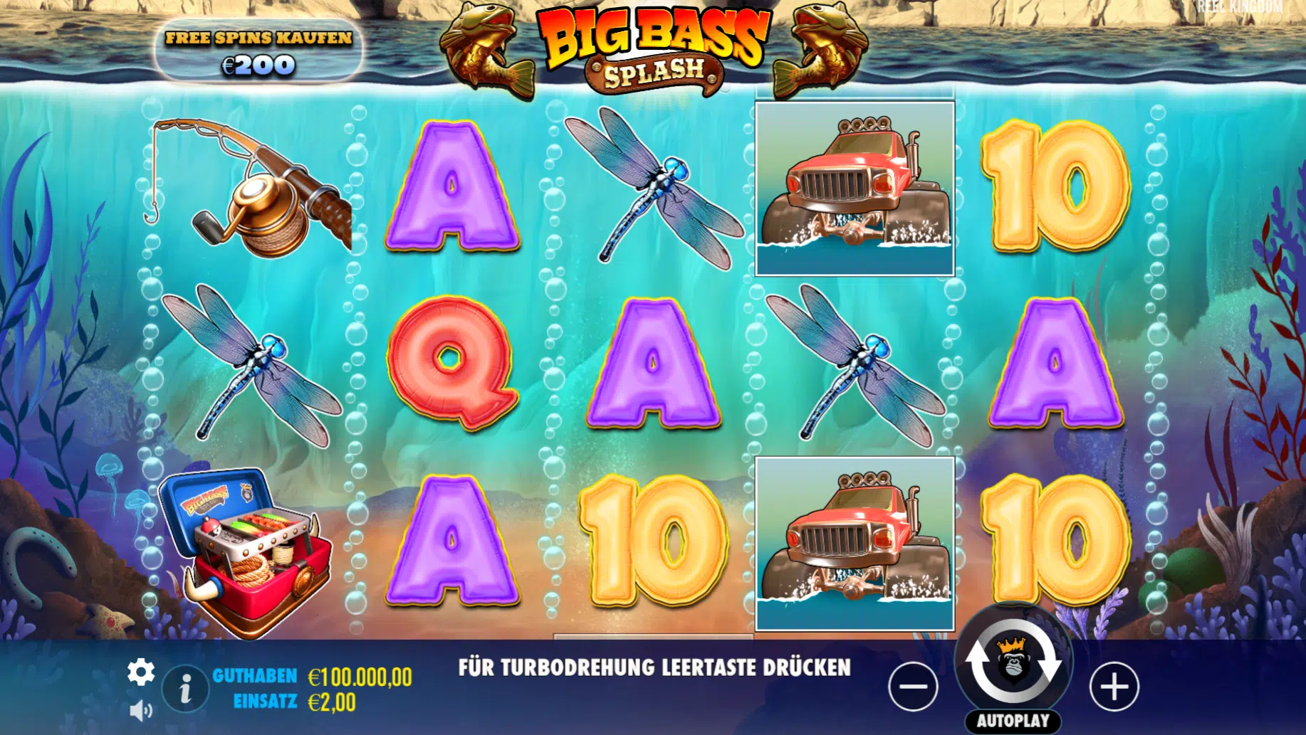 Big Bass Splash Spielautomaten