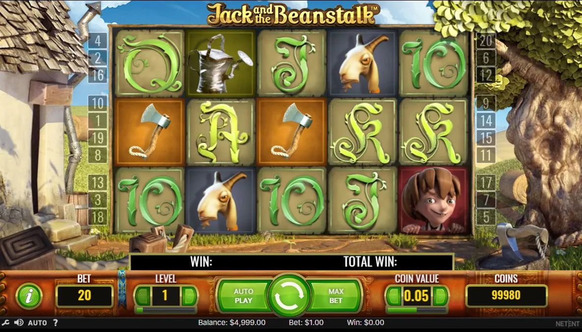 Jack and the Beanstalk online slot