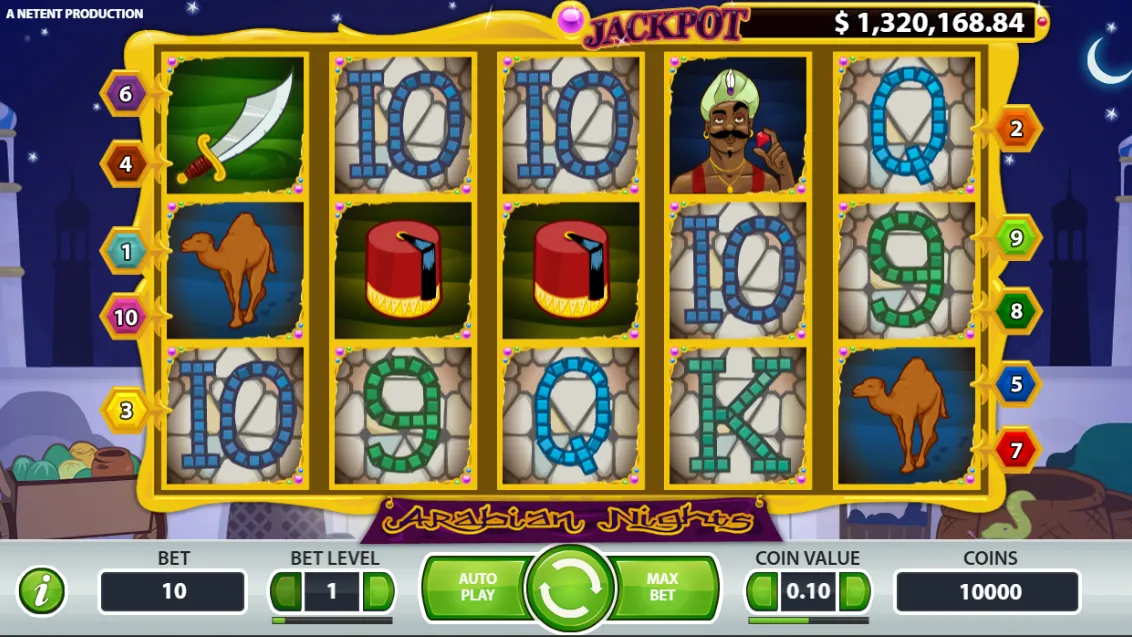 Slot Arabian Nights Progressive