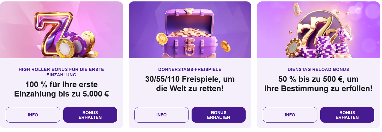 Bonusangebot im Crownslots