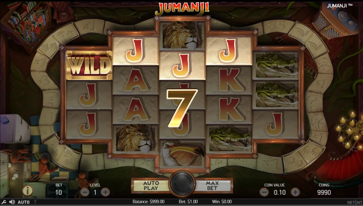 Jumanji Slot Grafik