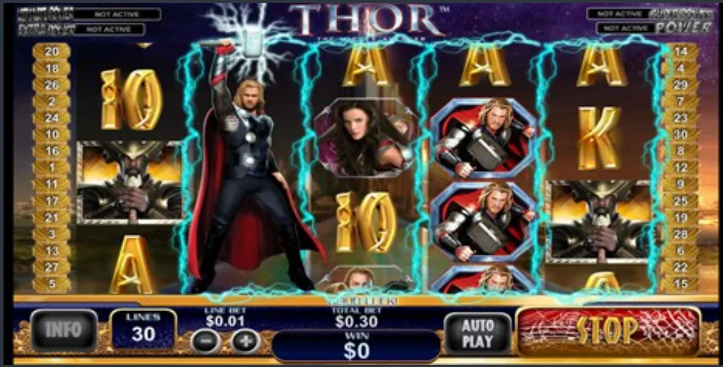 Slot Marvel Jackpot Progressive