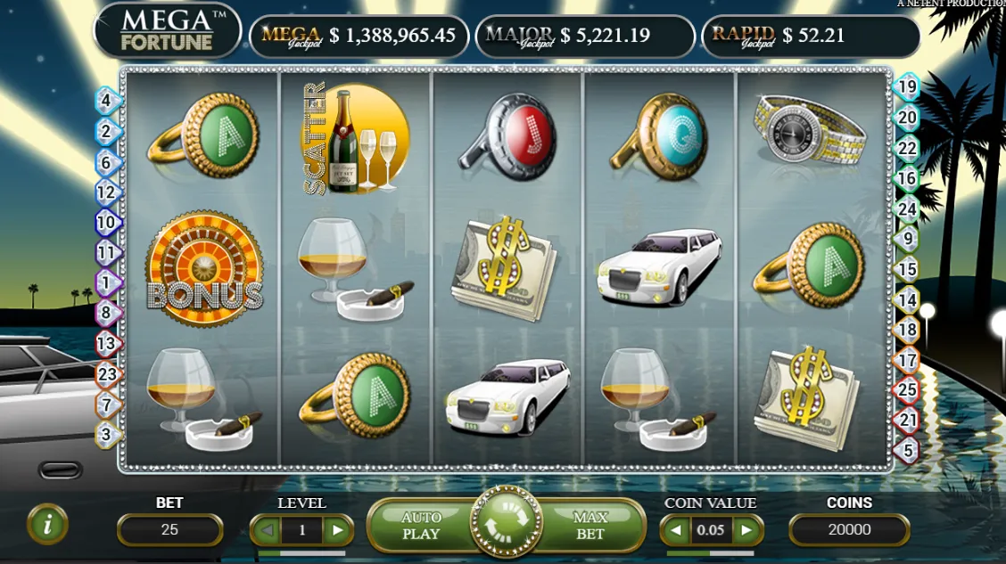 Slot Mega Fortune Progressive