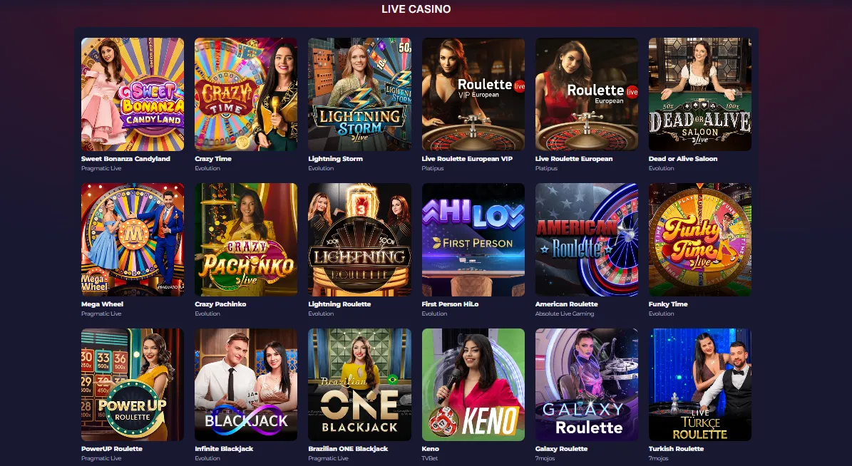 Slota Live Casino