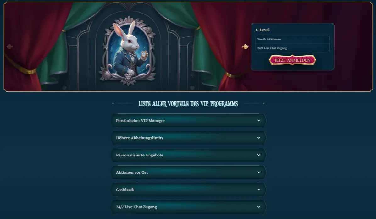 Betalice Casino VIP-Stufen Betalice Casino Treueprogramm