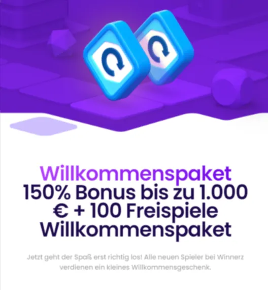 Winnerz Casino Willkommenspaket Winnerz Casino Willkommensbonus