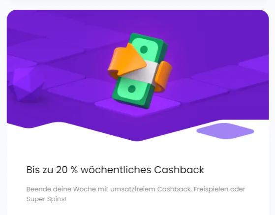 Winnerz Casino Cashback Aktionen Winnerz Casino Regelmäßige Aktionen