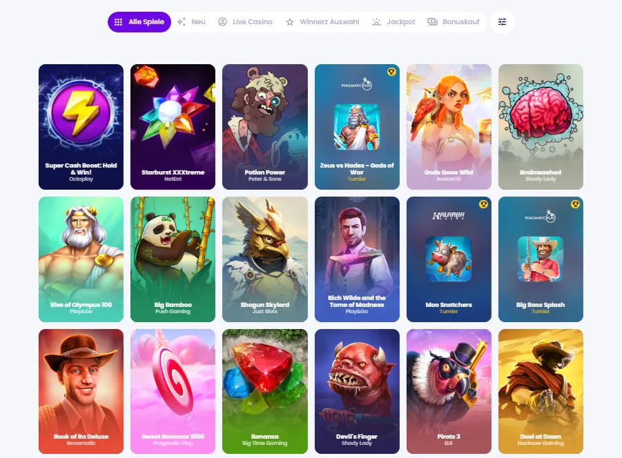 Winnerz Casino Top Spiele Winnerz Casino Spieleauswahl