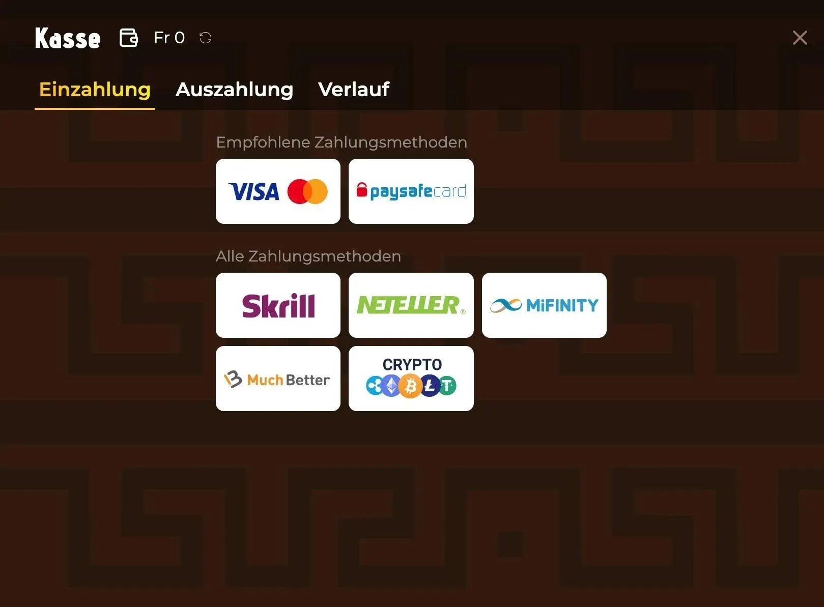 Mino Casino Sofortüberweisung Mino Casino mit Sofort